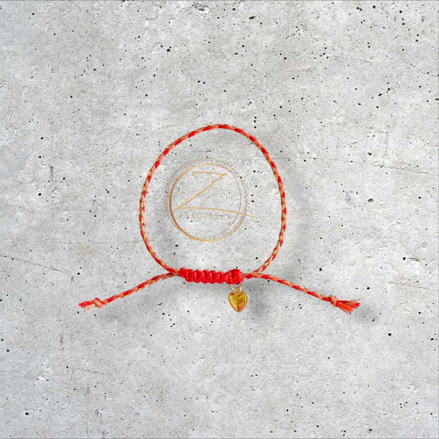 Pulsera con Corazón pequeño Dorado