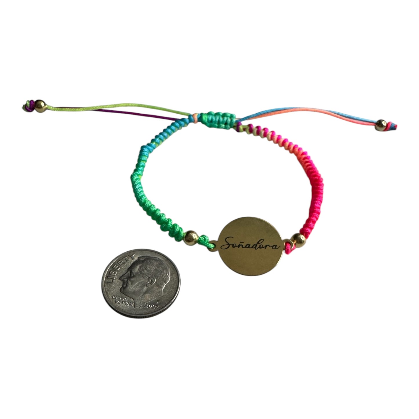 Pulsera soñadora - hilo multicolor