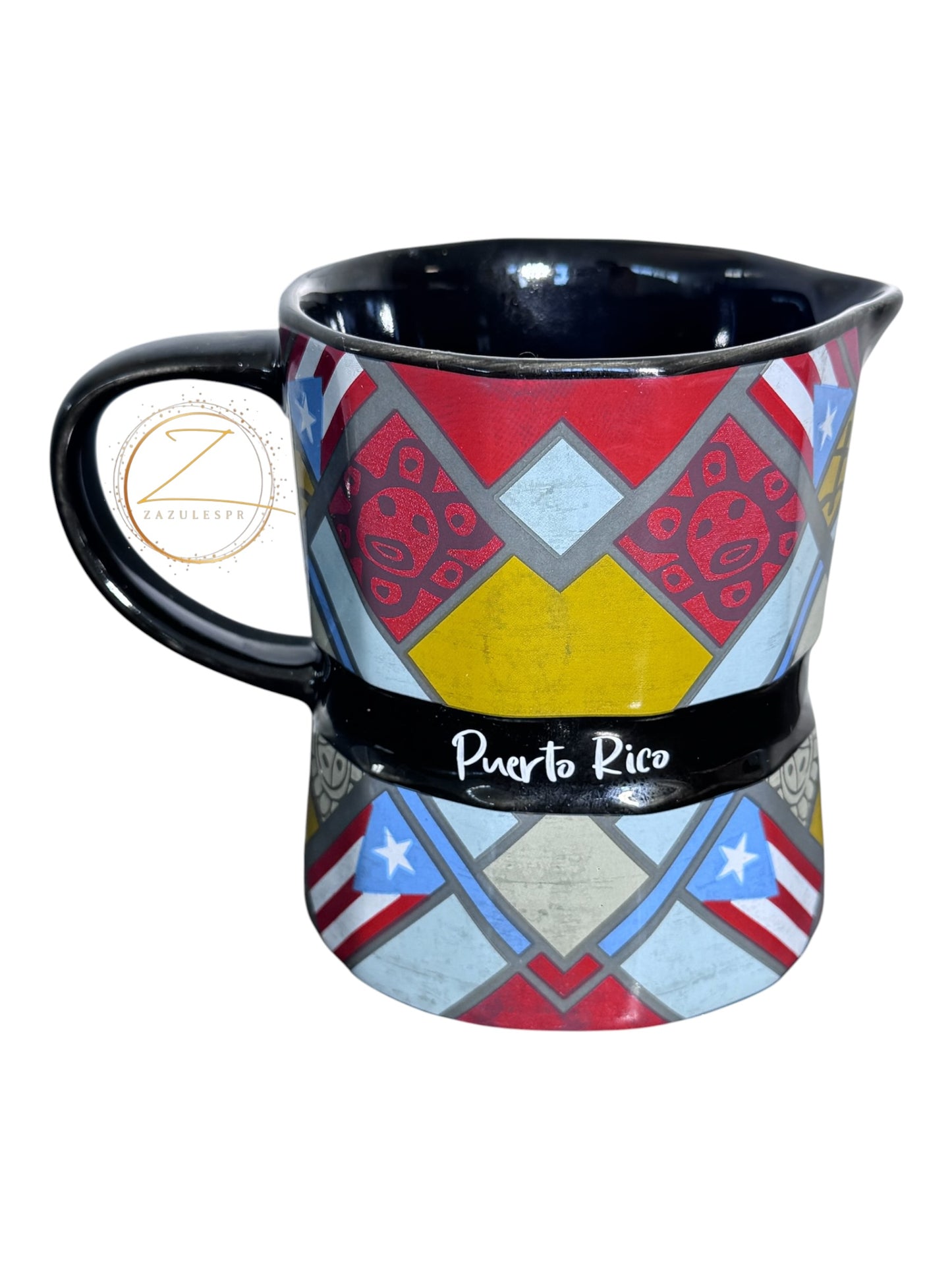 Taza Greca - Mosaico TAINO Puerto Rico
