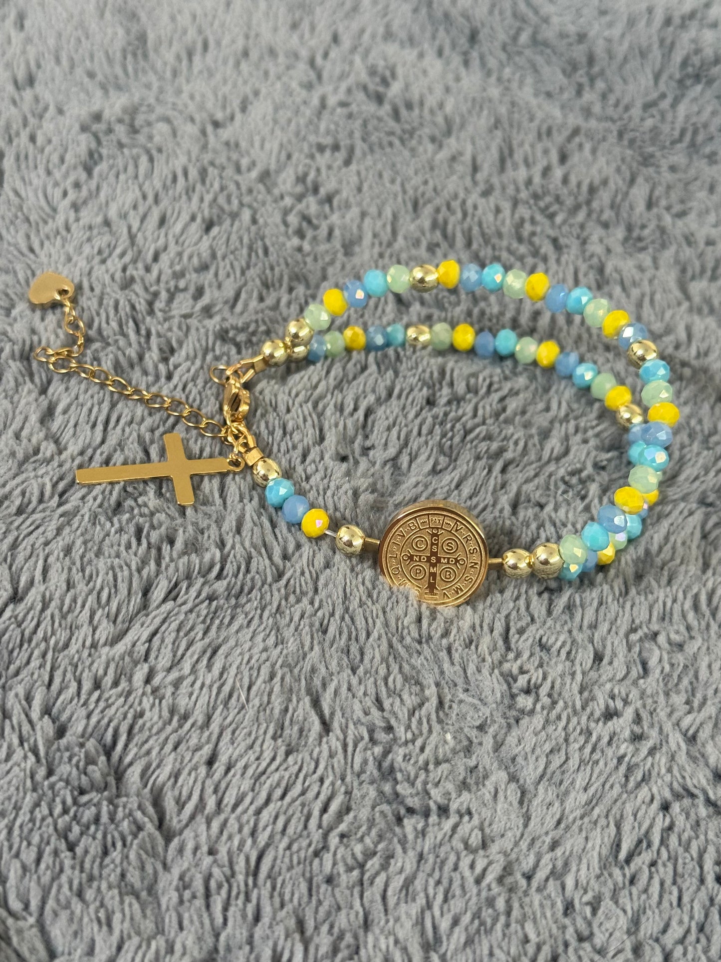 Pulsera Rosario 7 pulgadas con extensiones - Rosary Bracelet