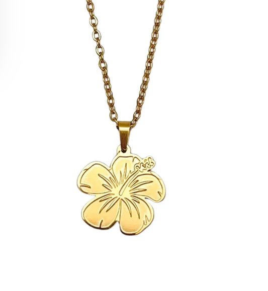 Collar Flor de Maga- dorado