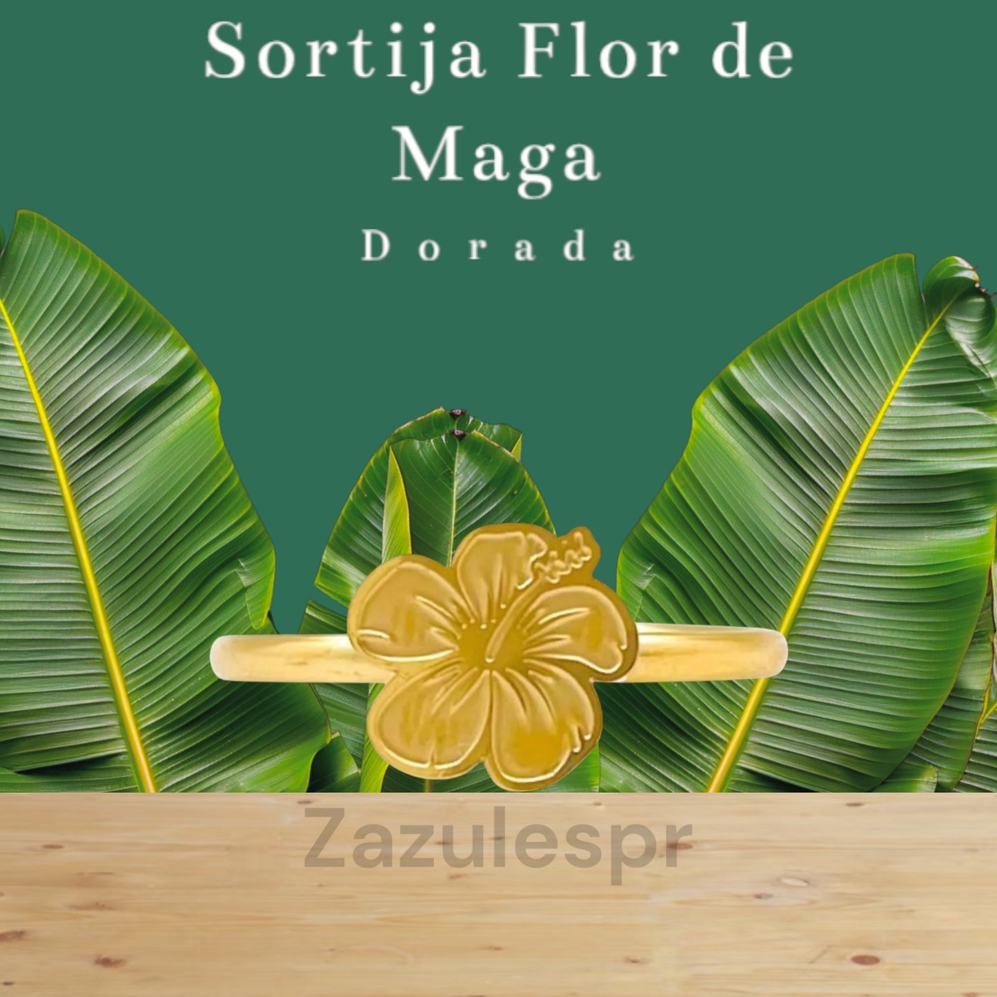 Sortija Flor de Maga- dorado