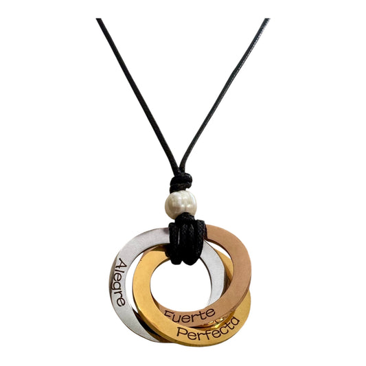 Collar Perfecta, Fuerte, Alegre